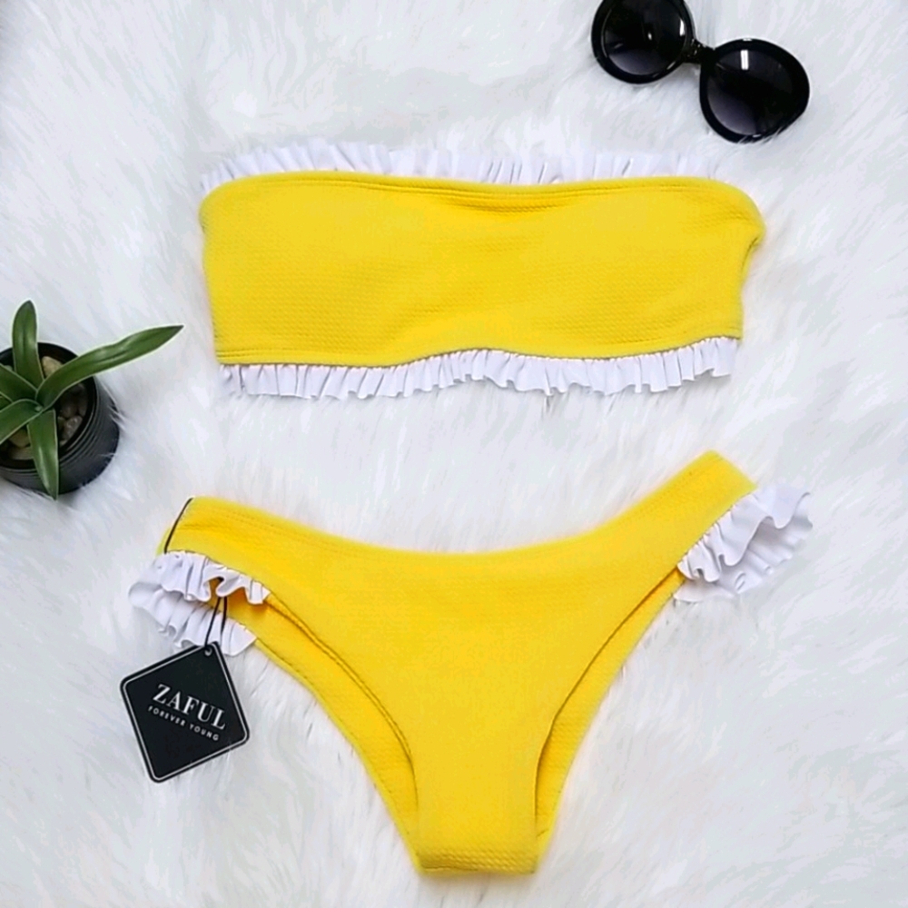 2 Piece Bandeau Bikini Set